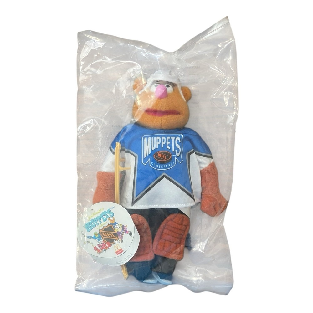 Fozzie Muppets NHL Conference‎ McDonald's Canada 1995 Plush